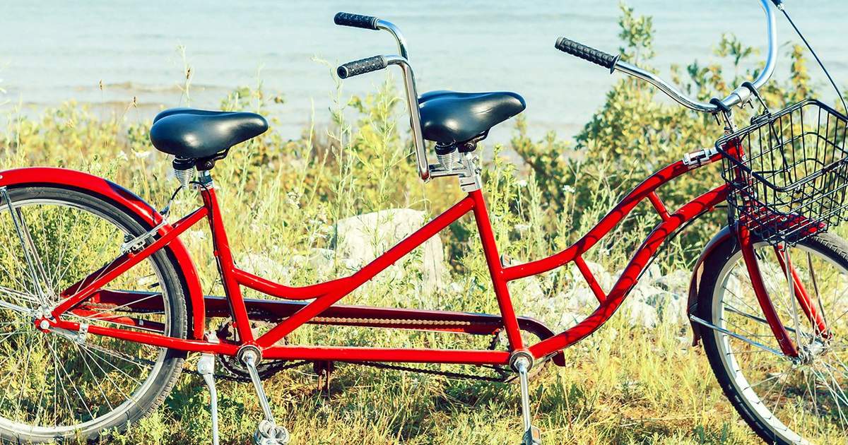 Greenline 7 speed tandem bicycle beach cruiser bike best sale